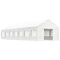 vidaXL Cenador con techo polietileno blanco 15,61x4,08x3,22 m vidaXL Cenador con techo polietileno blanco 15,61x4,08x3,22 m