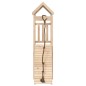 vidaXL Casa de juegos con rocódromo madera maciza pino vidaXL Casa de juegos con rocódromo madera maciza pino