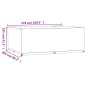 vidaXL Fundas muebles jardín 2 uds 16 ojales rectangular 278x204x105cm