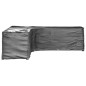 vidaXL Fundas muebles jardín forma de L 2 uds 20 ojales 300x300x90 cm vidaXL Fundas muebles jardín forma de L 2 uds 20 ojales 300x300x90 cm