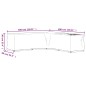 vidaXL Fundas muebles jardín forma de L 2 uds 20 ojales 300x300x90 cm vidaXL Fundas muebles jardín forma de L 2 uds 20 ojales 300x300x90 cm