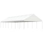 vidaXL Cenador con techo polietileno blanco 15,61x5,88x3,75 m vidaXL Cenador con techo polietileno blanco 15,61x5,88x3,75 m