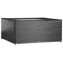 vidaXL Fundas muebles de jardín 2 uds 16 ojales cuadrado 250x250x90 cm