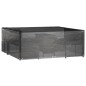 vidaXL Fundas muebles de jardín 2 uds 16 ojales cuadrado 250x250x90 cm vidaXL Fundas muebles de jardín 2 uds 16 ojales cuadrado 250x250x90 cm