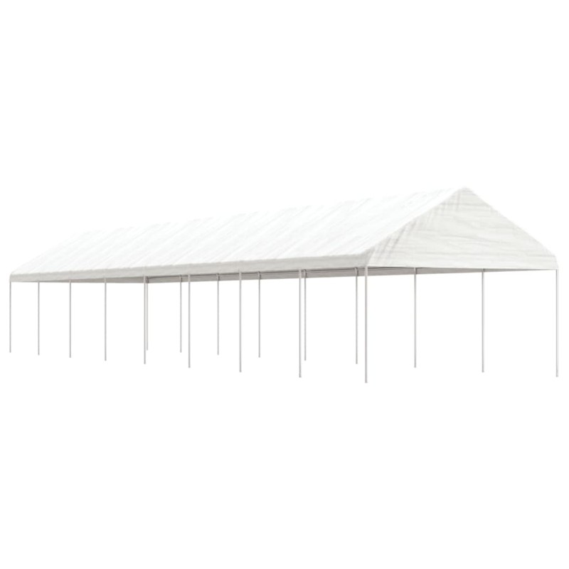 vidaXL Cenador con techo polietileno blanco 17,84x4,08x3,22 m vidaXL Cenador con techo polietileno blanco 17,84x4,08x3,22 m