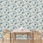 DUTCH WALLCOVERINGS Papel pintado Flower azul claro DUTCH WALLCOVERINGS Papel pintado Flower azul claro