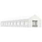 vidaXL Cenador con techo polietileno blanco 20,07x4,08x3,22 m vidaXL Cenador con techo polietileno blanco 20,07x4,08x3,22 m