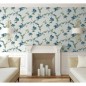 DUTCH WALLCOVERINGS Papel pintado Flower azul claro DUTCH WALLCOVERINGS Papel pintado Flower azul claro