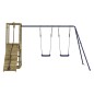 vidaXL Parque infantil de exterior madera de pino impregnada vidaXL Parque infantil de exterior madera de pino impregnada
