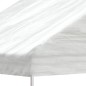 vidaXL Cenador con techo polietileno blanco 11,15x5,88x3,75 m vidaXL Cenador con techo polietileno blanco 11,15x5,88x3,75 m