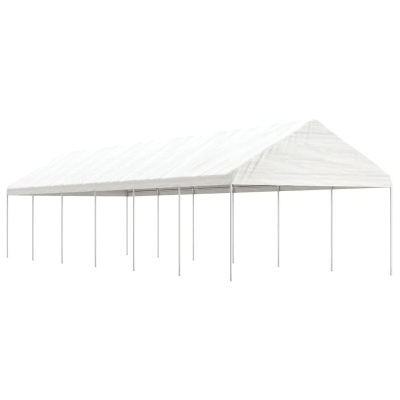 vidaXL Cenador con techo polietileno blanco 13,38x4,08x3,22 m vidaXL Cenador con techo polietileno blanco 13,38x4,08x3,22 m