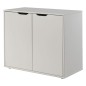 Vipack Armario de almacenaje Pino 2 puertas madera blanco Vipack Armario de almacenaje Pino 2 puertas madera blanco