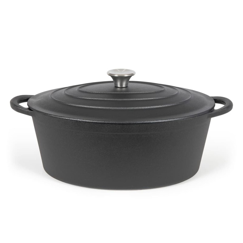 Livoo Cacerola ovalada negro 34 cm 7 L Livoo Cacerola ovalada negro 34 cm 7 L