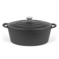 Livoo Cacerola ovalada negro 34 cm 7 L Livoo Cacerola ovalada negro 34 cm 7 L