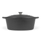 Livoo Cacerola ovalada negro 34 cm 7 L Livoo Cacerola ovalada negro 34 cm 7 L
