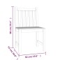 vidaXL Juego de comedor para jardín 5 piezas madera maciza de teca vidaXL Juego de comedor para jardín 5 piezas madera maciza de teca