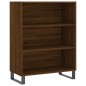 vidaXL Aparador alto madera de ingeniería marrón roble 69,5x32,5x180cm vidaXL Aparador alto madera de ingeniería marrón roble 69,5x32,5x180cm