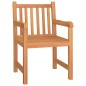 vidaXL Juego de comedor para jardín 5 piezas madera maciza de teca vidaXL Juego de comedor para jardín 5 piezas madera maciza de teca