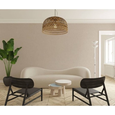 Noordwand Papel pintado Botanica Linnen Look beige oscuro y arena