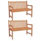 vidaXL Juego de comedor para jardín 3 pzas madera maciza de teca vidaXL Juego de comedor para jardín 3 pzas madera maciza de teca