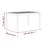 vidaXL Juego de comedor para jardín 3 pzas madera maciza de teca vidaXL Juego de comedor para jardín 3 pzas madera maciza de teca