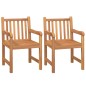 vidaXL Juego de comedor para jardín 5 piezas madera maciza de teca vidaXL Juego de comedor para jardín 5 piezas madera maciza de teca