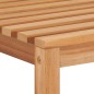 vidaXL Juego de comedor para jardín 5 piezas madera maciza de teca