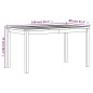 vidaXL Juego de comedor para jardín 3 pzas madera maciza de teca vidaXL Juego de comedor para jardín 3 pzas madera maciza de teca