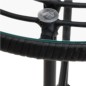 vidaXL Juego de comedor de jardín 5 piezas ratán sintético negro vidaXL Juego de comedor de jardín 5 piezas ratán sintético negro