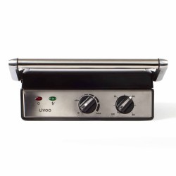 Livoo Plancha compacta gris 2000 W
