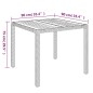 vidaXL Set comedor de jardín 3 pzas con cojines ratán sintético negro