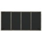 vidaXL Set comedor jardín 9 pzas y cojines ratán sintético gris vidaXL Set comedor jardín 9 pzas y cojines ratán sintético gris
