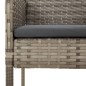 vidaXL Set comedor jardín 9 pzas y cojines ratán sintético negro gris vidaXL Set comedor jardín 9 pzas y cojines ratán sintético negro gris
