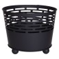 ProGarden Cubo para leña negro 39x32 cm ProGarden Cubo para leña negro 39x32 cm