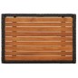 vidaXL Set de muebles jardín 5 pzas con cojines ratán sintético negro vidaXL Set de muebles jardín 5 pzas con cojines ratán sintético negro