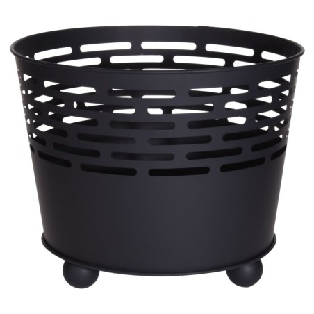 ProGarden Cubo para leña negro 39x32 cm