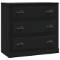 vidaXL Aparadores 2 uds madera contrachapada negro vidaXL Aparadores 2 uds madera contrachapada negro
