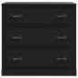 vidaXL Aparadores 2 uds madera contrachapada negro vidaXL Aparadores 2 uds madera contrachapada negro