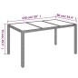 vidaXL Set comedor jardín 7 pzas y cojines ratán sintético negro gris vidaXL Set comedor jardín 7 pzas y cojines ratán sintético negro gris