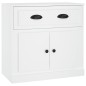 vidaXL Aparadores 2 piezas madera contrachapada blanco vidaXL Aparadores 2 piezas madera contrachapada blanco