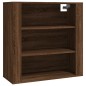 vidaXL Aparador alto madera contrachapada marrón roble vidaXL Aparador alto madera contrachapada marrón roble