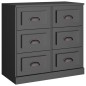 vidaXL Aparadores 2 uds madera contrachapada negro vidaXL Aparadores 2 uds madera contrachapada negro