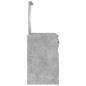 vidaXL Tocador con espejo gris hormigón 130x50x132,5 cm vidaXL Tocador con espejo gris hormigón 130x50x132,5 cm