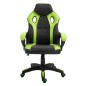 Rousseau Silla de gaming Spike de cuero sintético verde Rousseau Silla de gaming Spike de cuero sintético verde