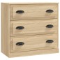 vidaXL Aparadores 2 piezas madera contrachapada color roble sonoma vidaXL Aparadores 2 piezas madera contrachapada color roble sonoma