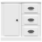 vidaXL Aparadores 2 piezas madera contrachapada blanco vidaXL Aparadores 2 piezas madera contrachapada blanco