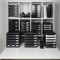 Exacompta Set de cajones escritorio Store-Box 7 cajones negro brillo Exacompta Set de cajones escritorio Store-Box 7 cajones negro brillo