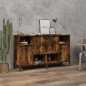 vidaXL Aparadores 2 uds madera contrachapada roble ahumado 60x35x70 cm