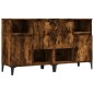 vidaXL Aparadores 2 uds madera contrachapada roble ahumado 60x35x70 cm