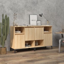vidaXL Aparadores 2 uds madera contrachapada roble Sonoma 60x35x70 cm